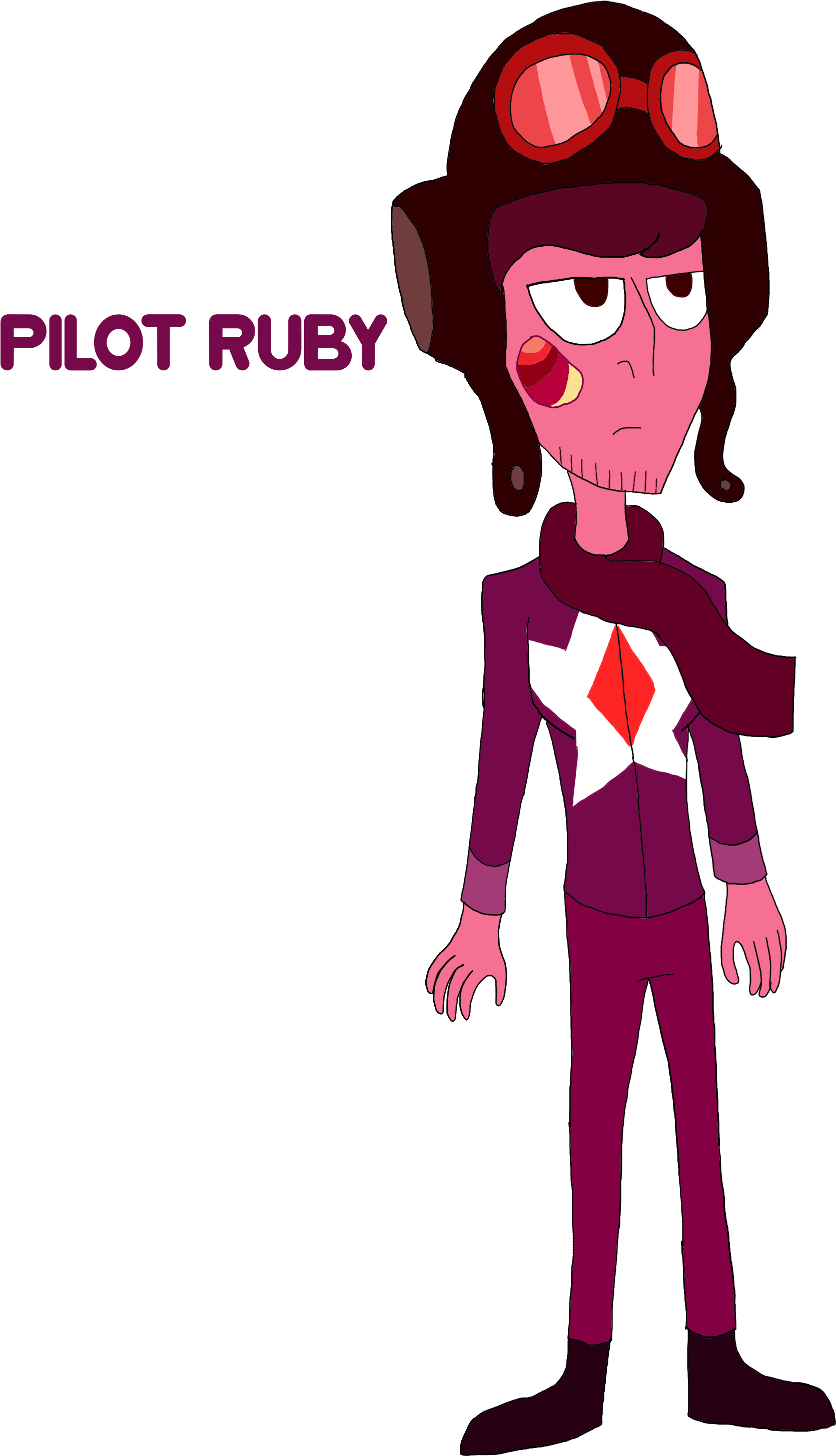 Victorthevengeful Pilot Ruby - Cartoon (2448x3264)
