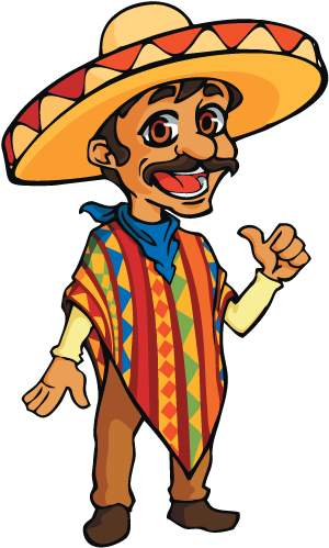 Pablo - Mexican Man Cartoon (343x526)