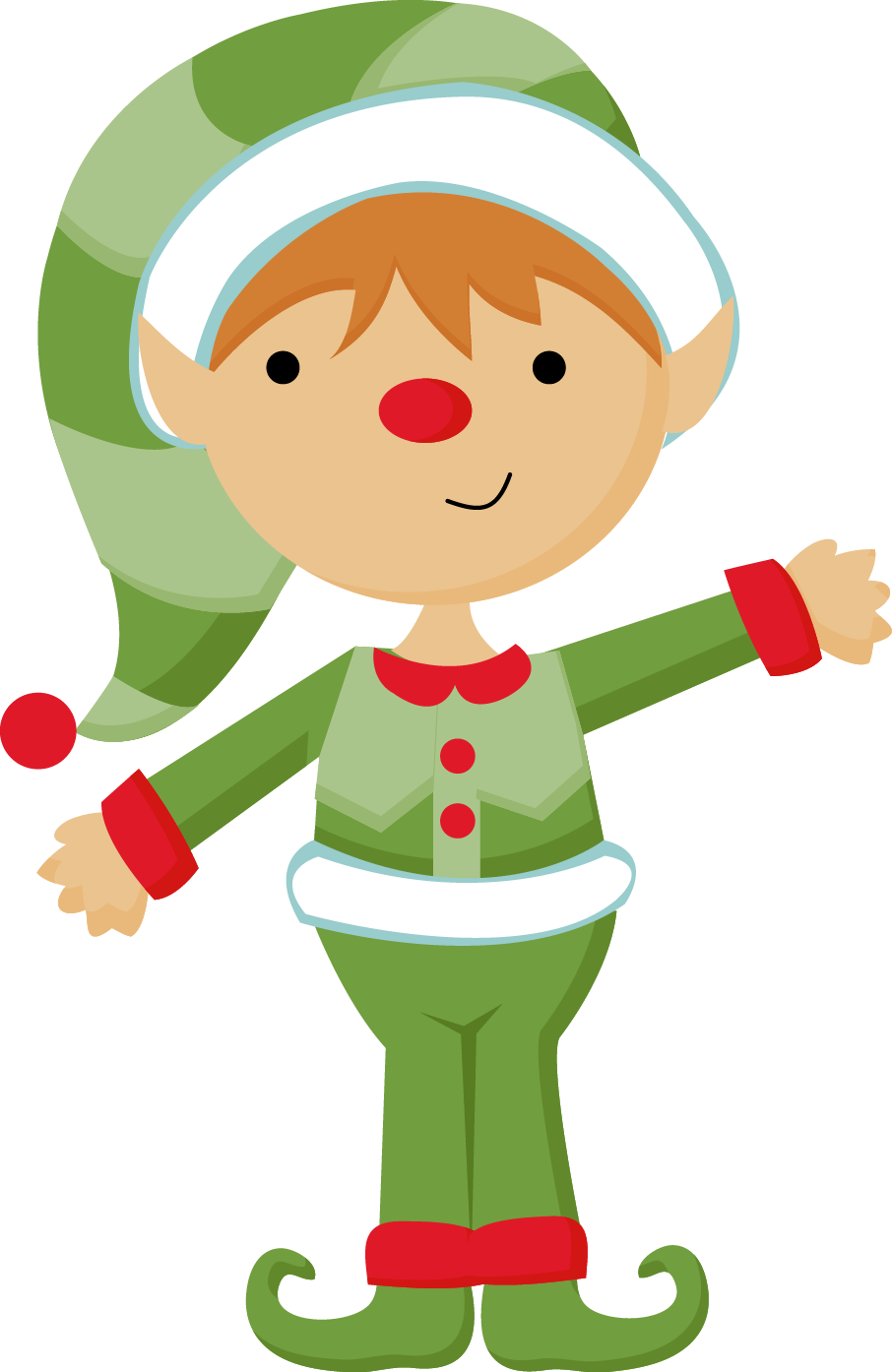 Help The Elf - Cartoon (906x1394)