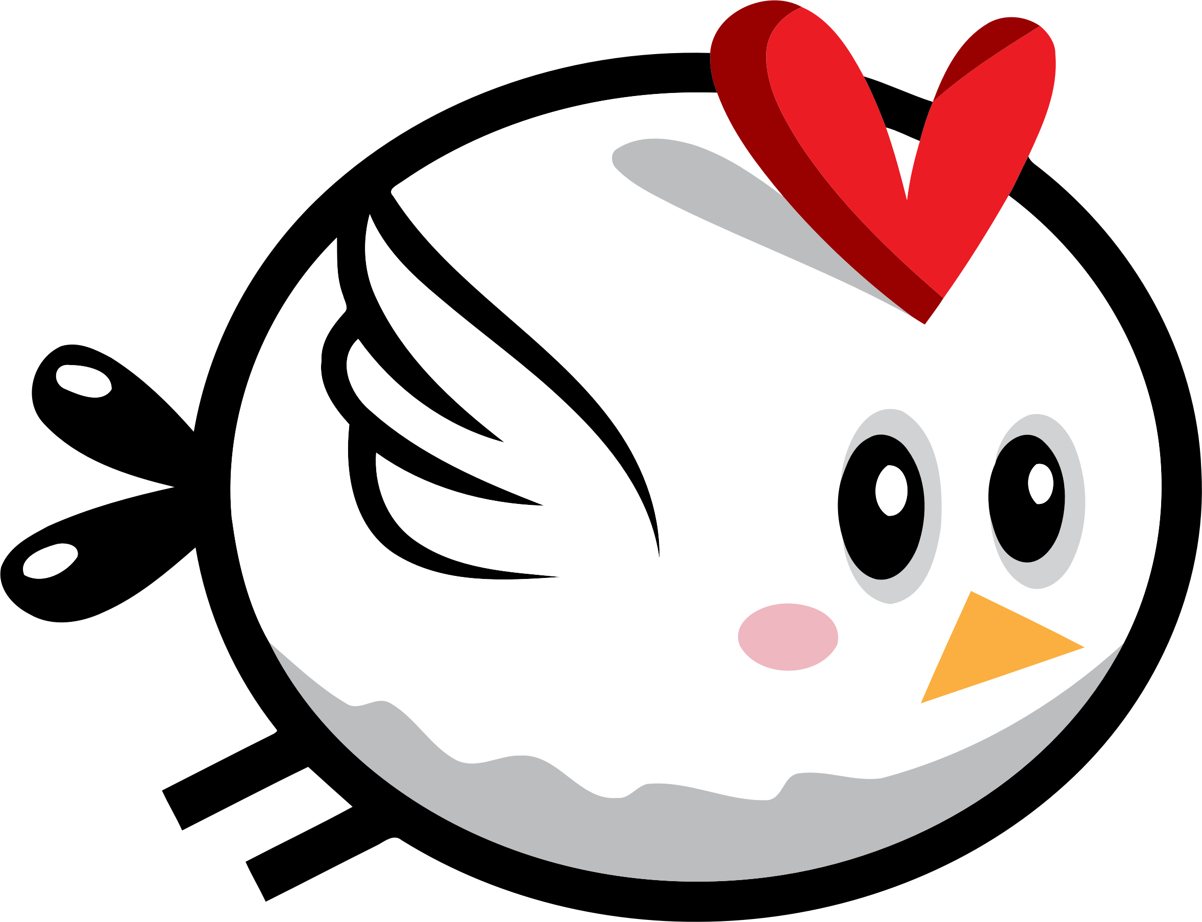 Big Image - Flappy Bird Sprite Png (2355x1806)
