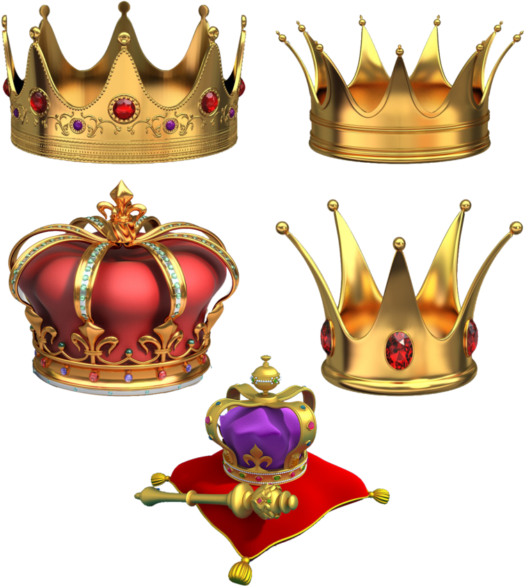 Crown Gold Diamond Psd (900x900)