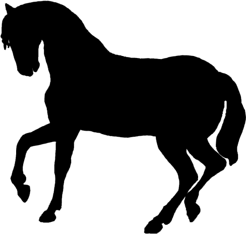 Horse Silhouette (500x472)