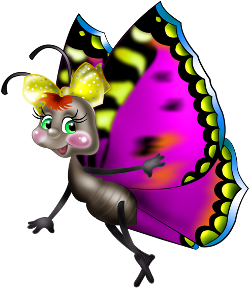 Funny Butterflies (600x600)