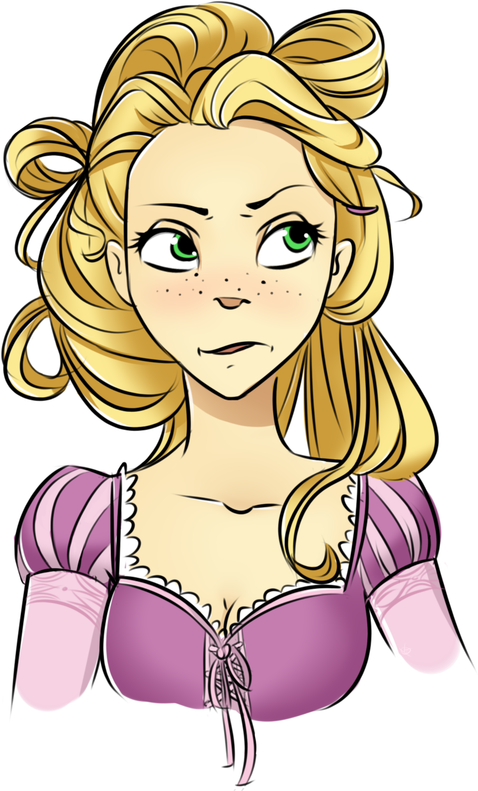 Rapunzel By Kattugglan - Tangled (1024x1650)