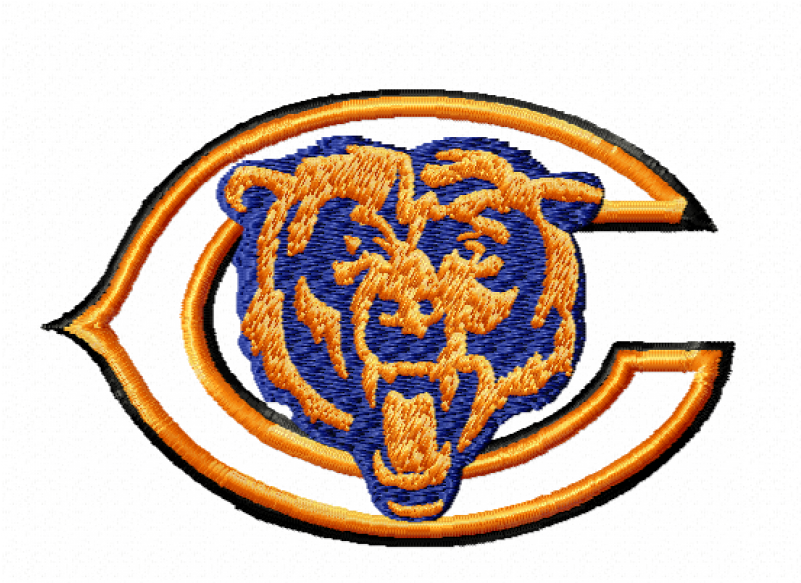 Bears Applique - Chicago Bears 2018 Schedule (800x800)