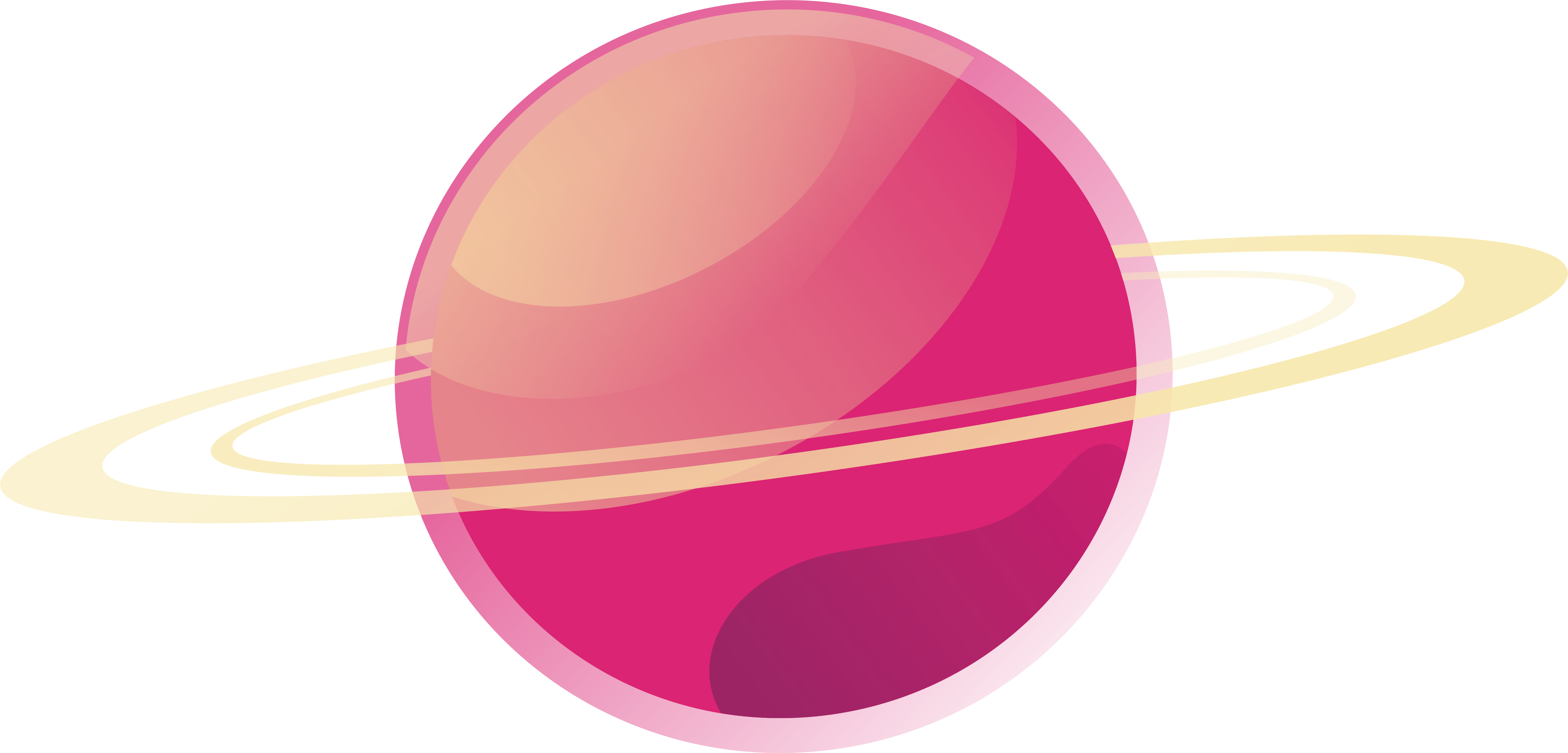 Star Euclidean Vector Planet - Clip Art (5477x2632)