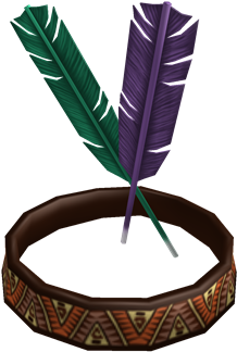 Tribal Turkey Hunter - Tissue Paper (420x420)