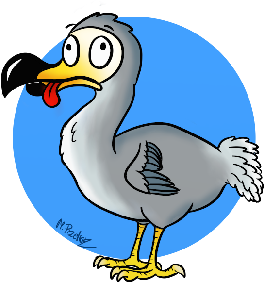 Dodo Doodle By Hiszel - Cartoon (800x800)