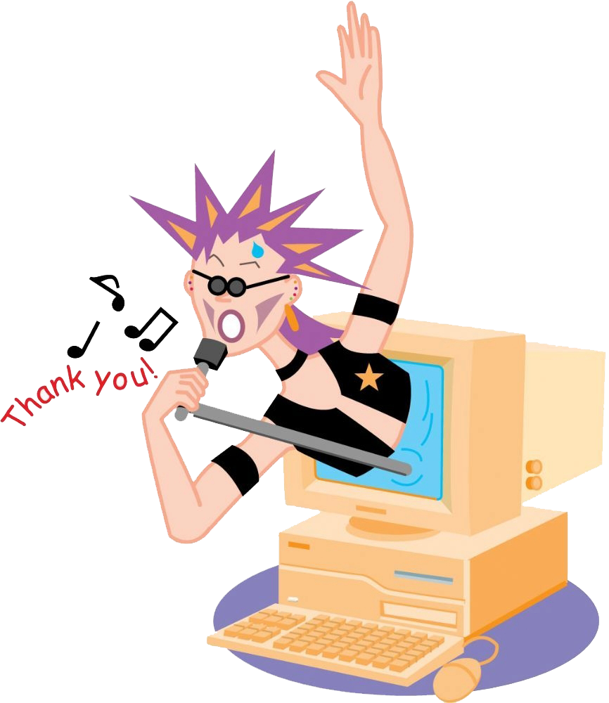 Singer Cartoon Illustration - Comics (866x1000)