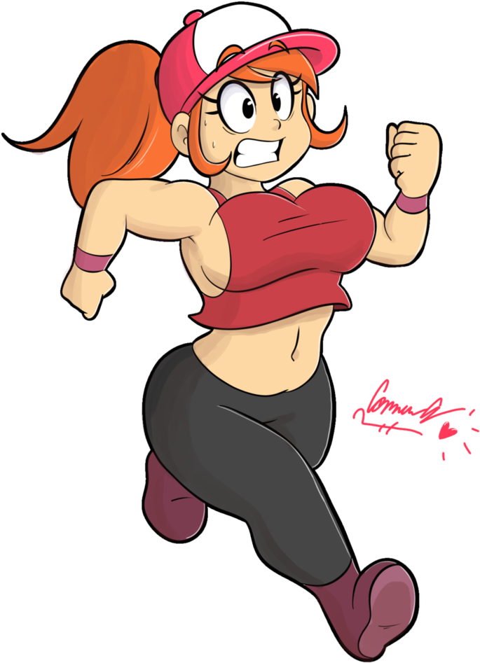 Joggin By Scruffmuhgruff - Cartoon (774x1033)