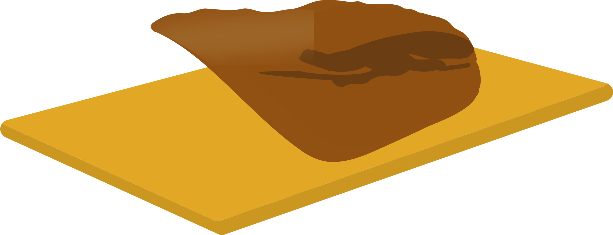 Bread On Cutting Board - Cutting Board (2395x920)