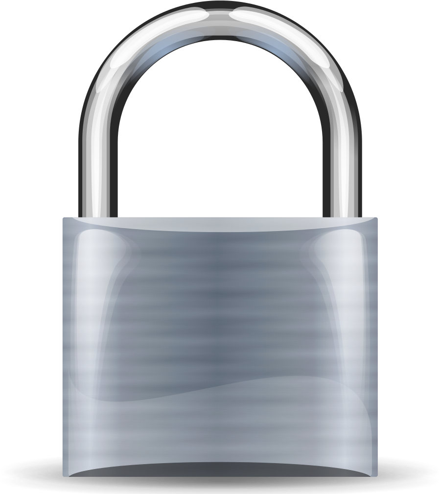 Padlock Silver Medium - Silver Padlock (1024x1024)