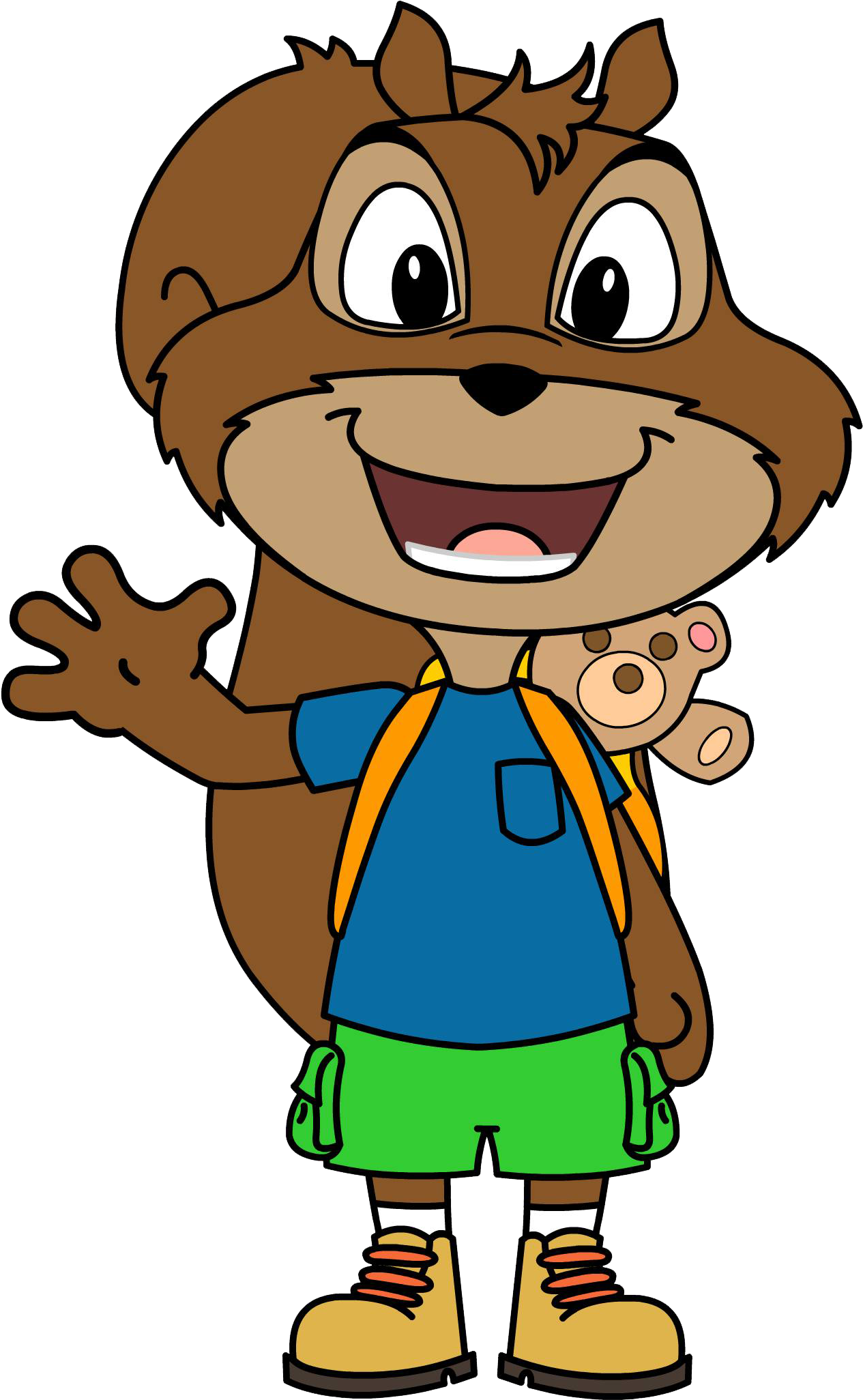 Chippers Friends - Cartoon (1416x2250)