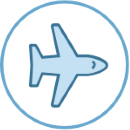 By Air - Airplane (447x447)