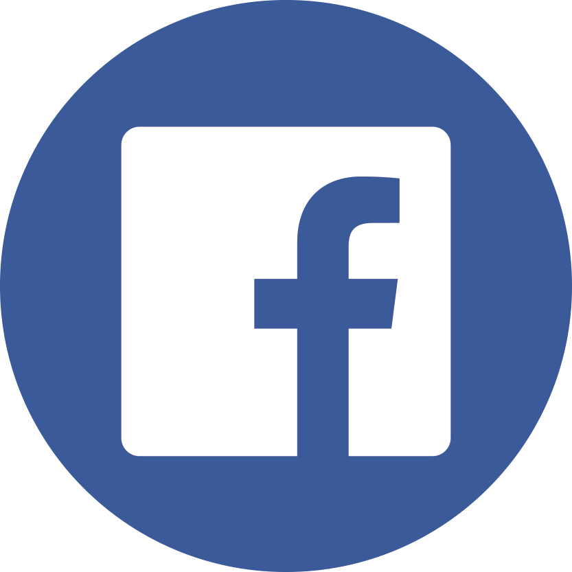44 - Facebook Logo In Circle (833x833)