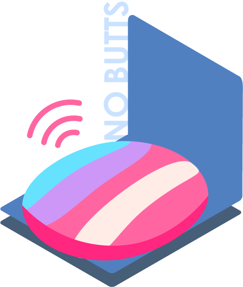 No Butts Icon - Graphic Design (500x592)