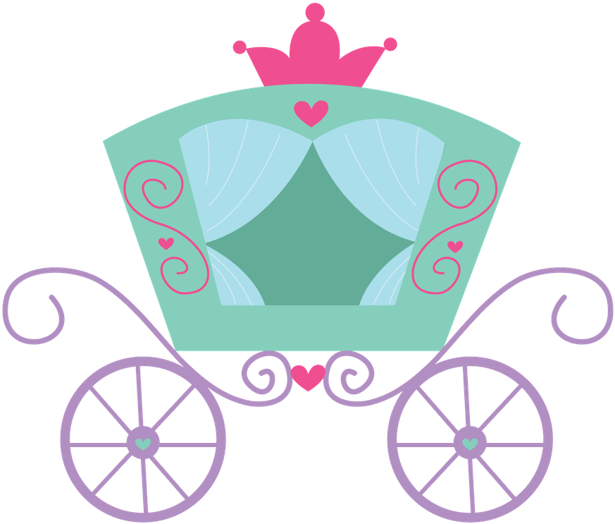 Princesas E Fadas - Invitacion Carruaje (900x900)