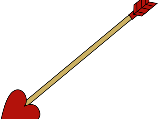 Arrow Clipart Valentines - Heart (640x480)