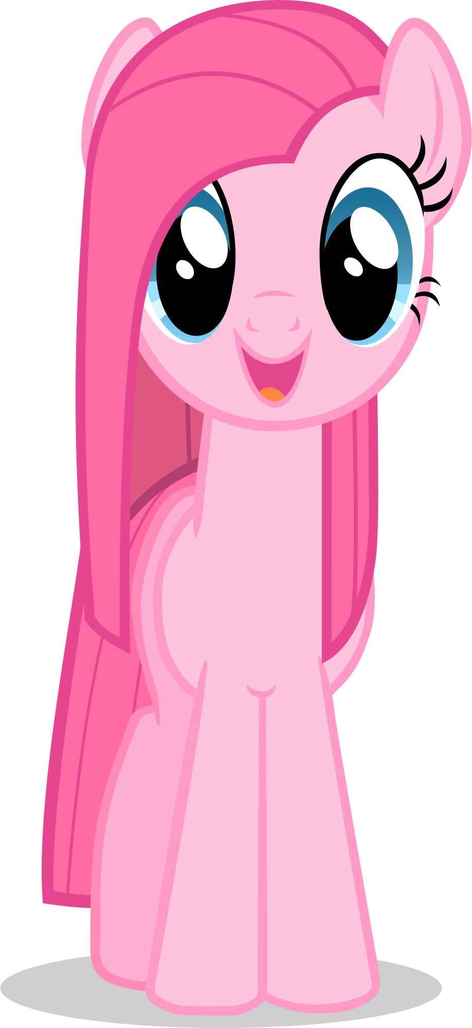Pinkie Pie Straight Mane (918x2000)