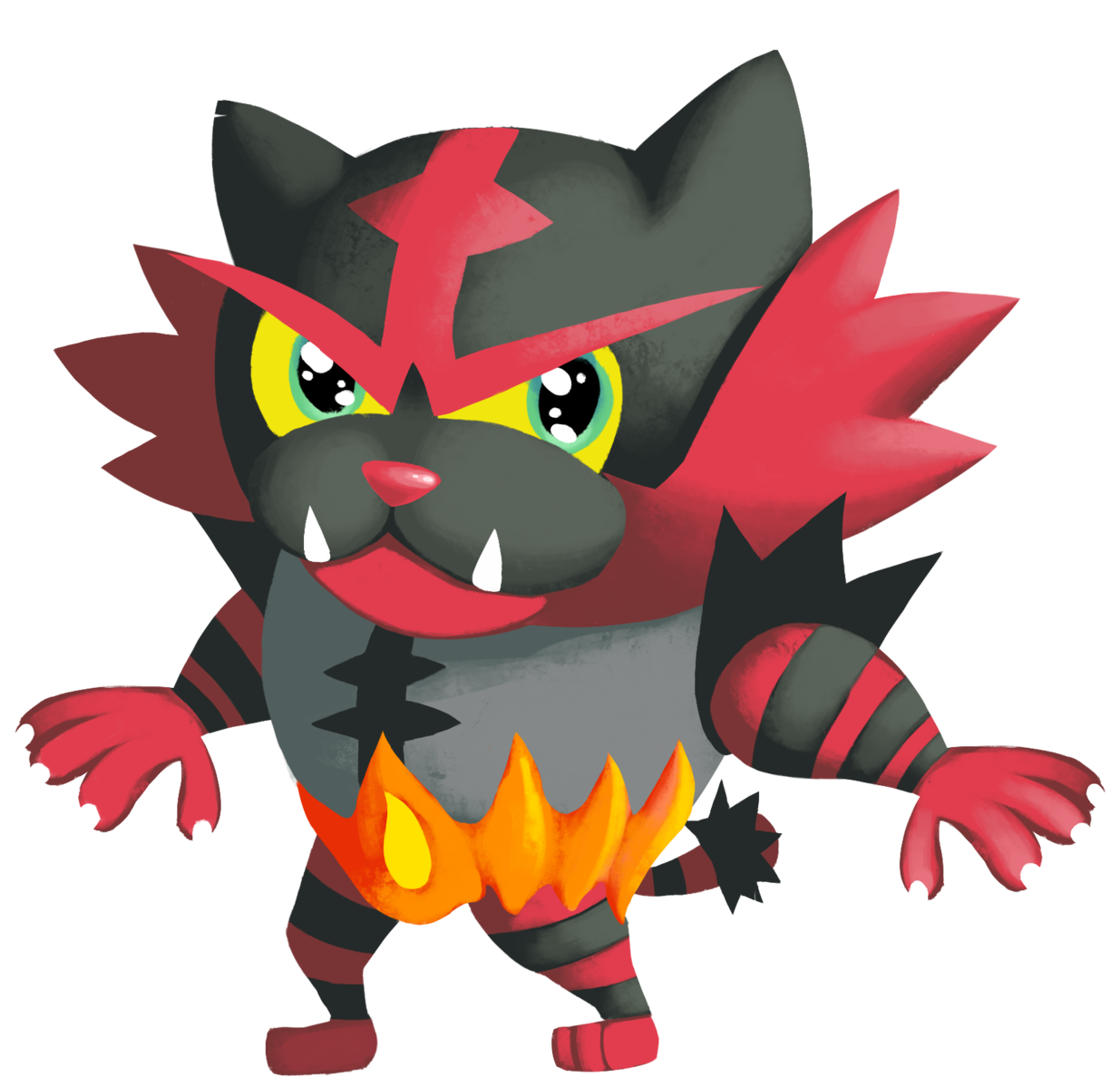Zoom - Incineroar (1280x1707)