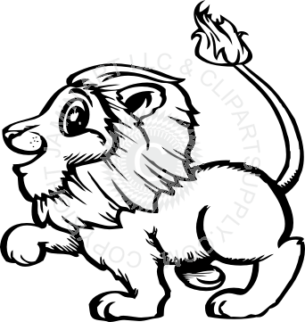 Simple Cute Lion Drawings (342x361)