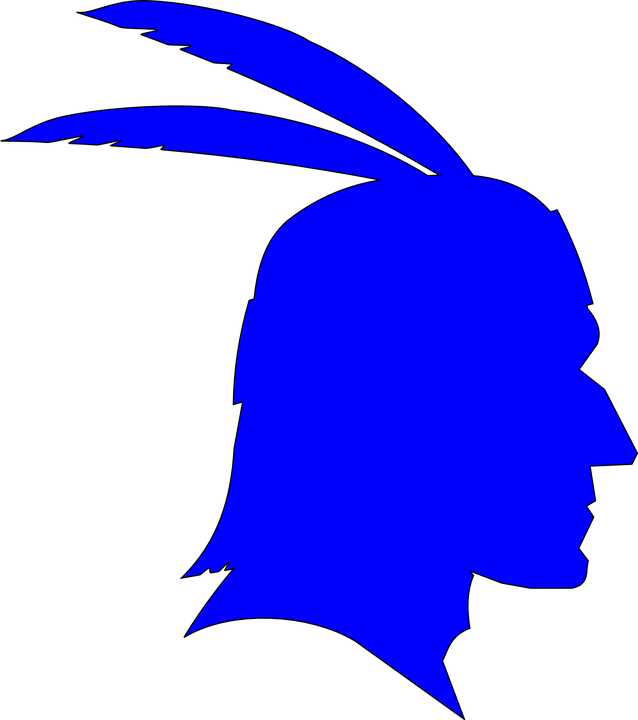 Indian Face Silhouette (1135x1280)
