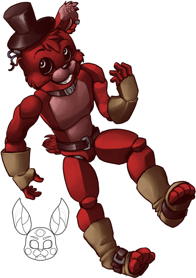 Fnaf World Redbear Art (716x946)