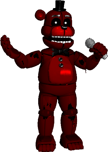Funtime Redbear By Peterwayne32 - Funtime Fnaf 1 Freddy (600x600)