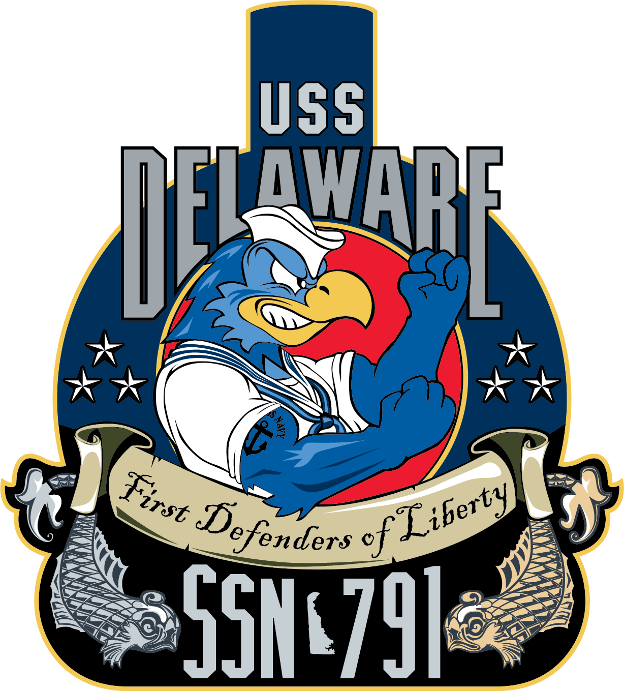 Uss Delaware Ssn - Uss Delaware Ssn (1228x1359)