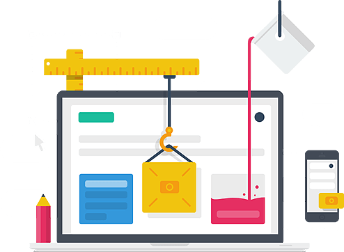 Website Builder Create A Website Templatetoaster - Website Builder Png (494x362)