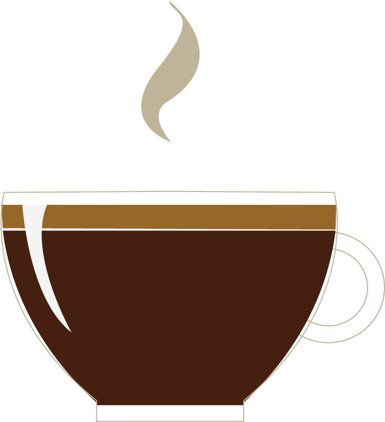 Fragrant Coffee Vector - Vector Graphics (1039x1081)