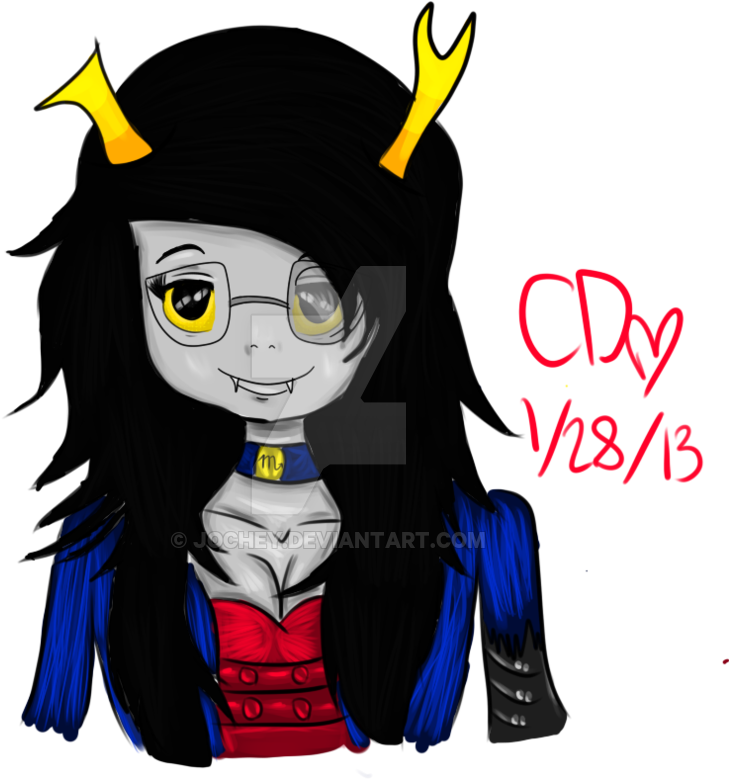 Vriska Drawing Xd By Jochey On Deviantart - Drawing (800x778)