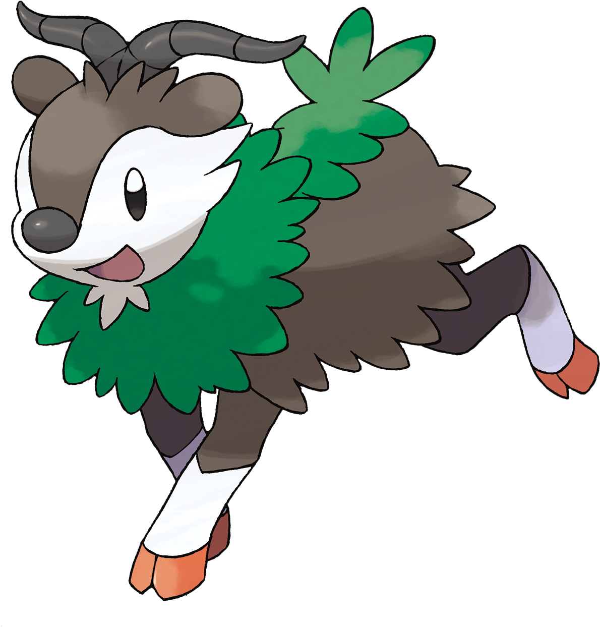 Gogoat's Evolutions - Pokemon Gogoat Pre Evolution (1409x1356)