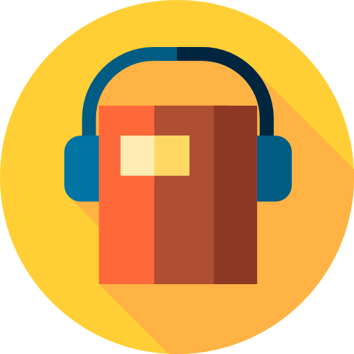 Audiobook Free Icon - Circle (512x512)