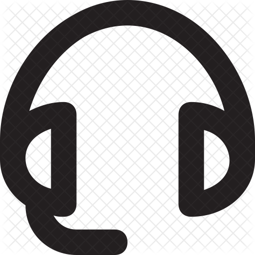 Headphone Icon - Circle (512x512)