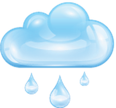 Cloud Icons - Drop (421x399)