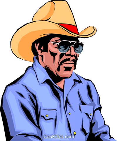 Cowboy - Illustration (399x480)