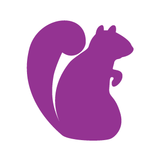 Purple Squirrel - Silhouette (387x386)