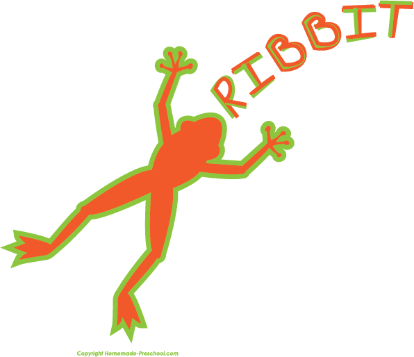 Click To Save Image - Ribbit Clipart (596x514)