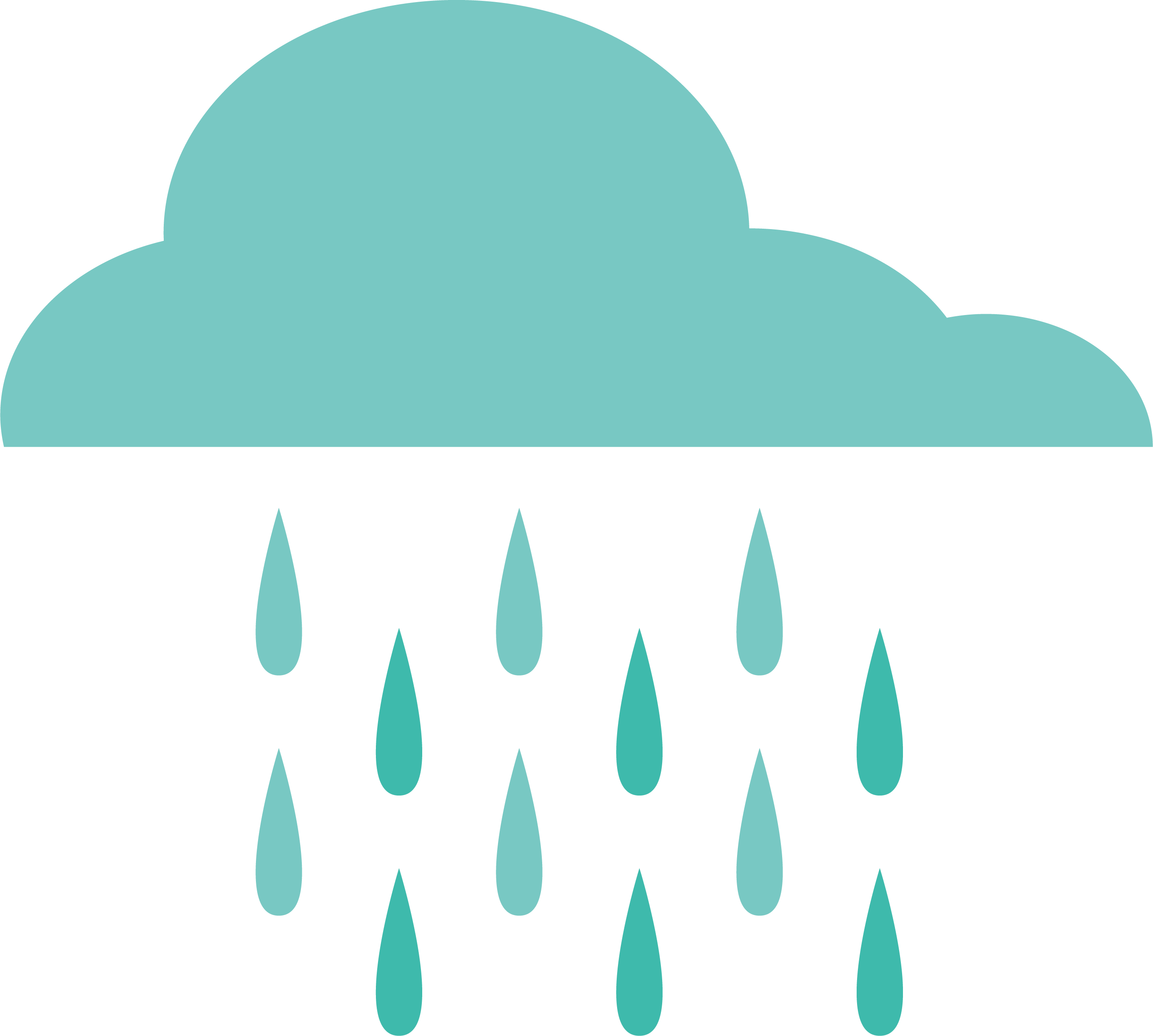 Rain Cloud Weather - Rain (2739x2460)