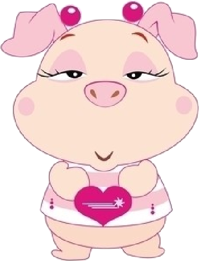 Cute Pig Animation - Pig (600x600)