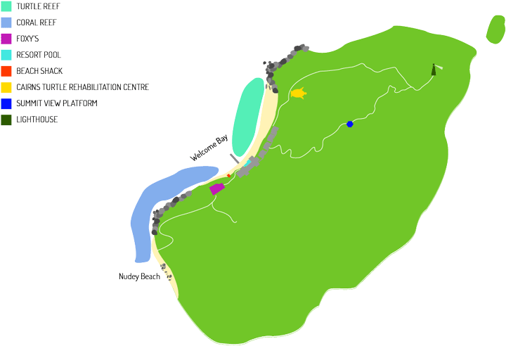 Fitzroy Island Map - Map (770x569)