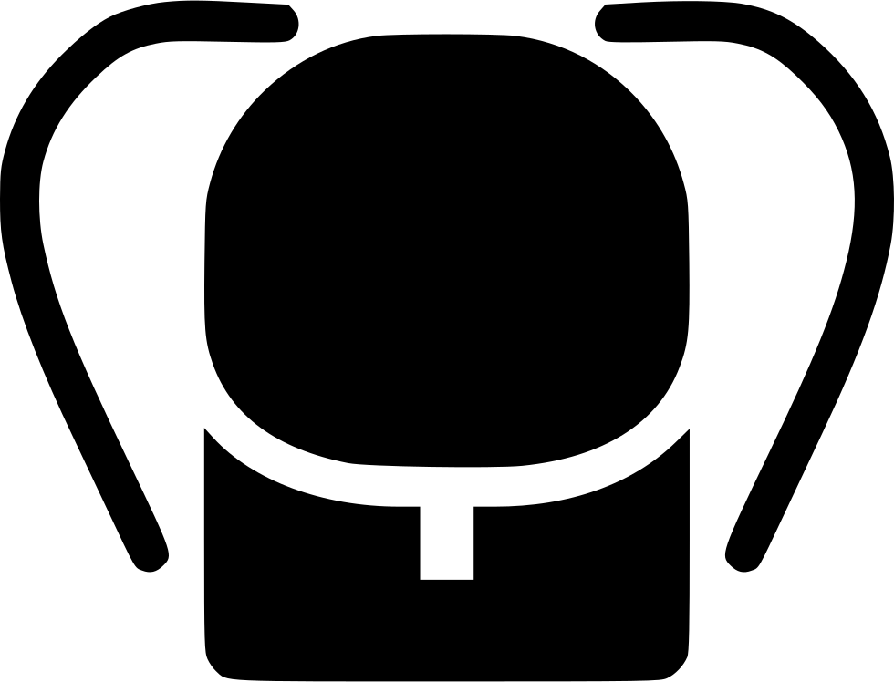 Backpack Symbol Simple Comments - Icon (980x748)