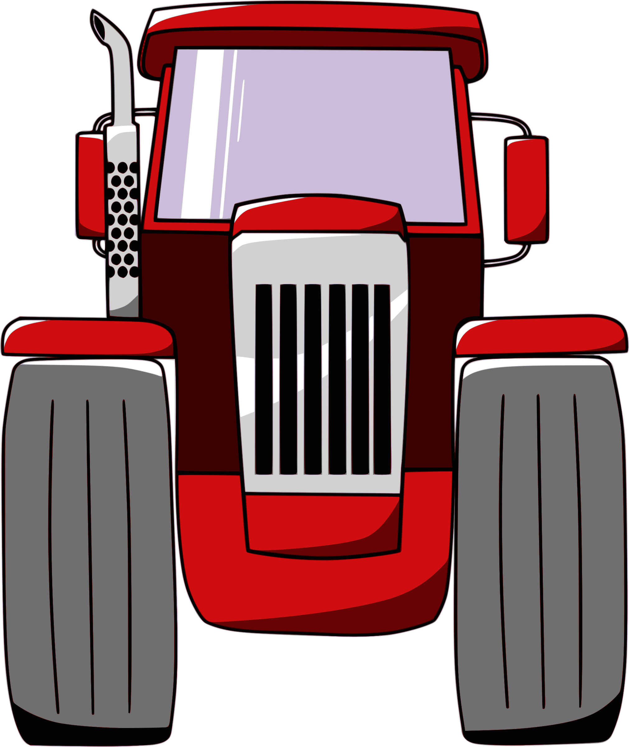 Big Image - Tractor Front View Png (2022x2400)