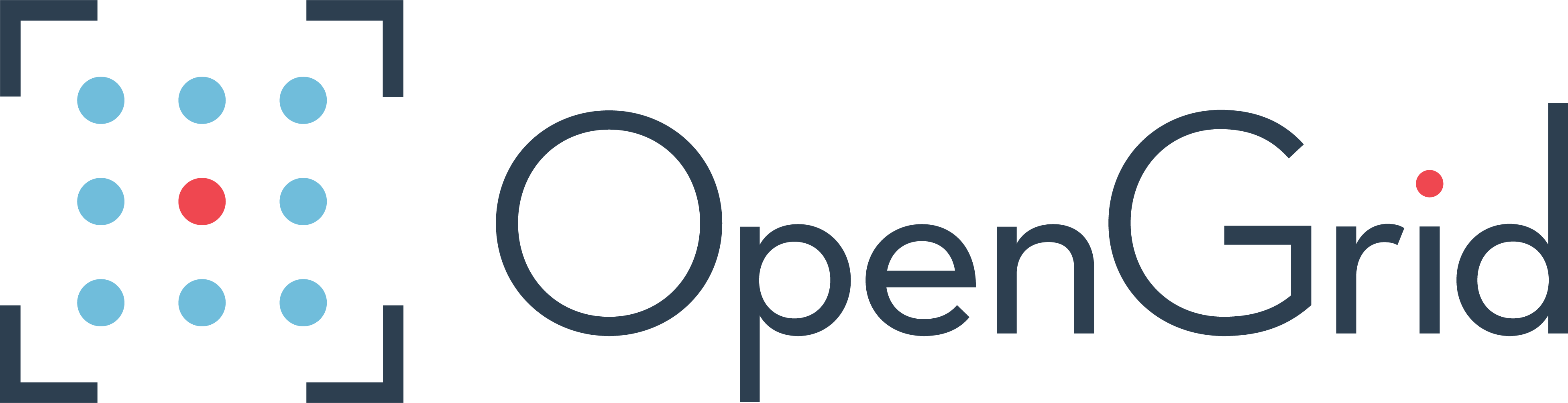 Welcome To Opengrid, An Open Source Interactive Map - Logo (3906x1004)