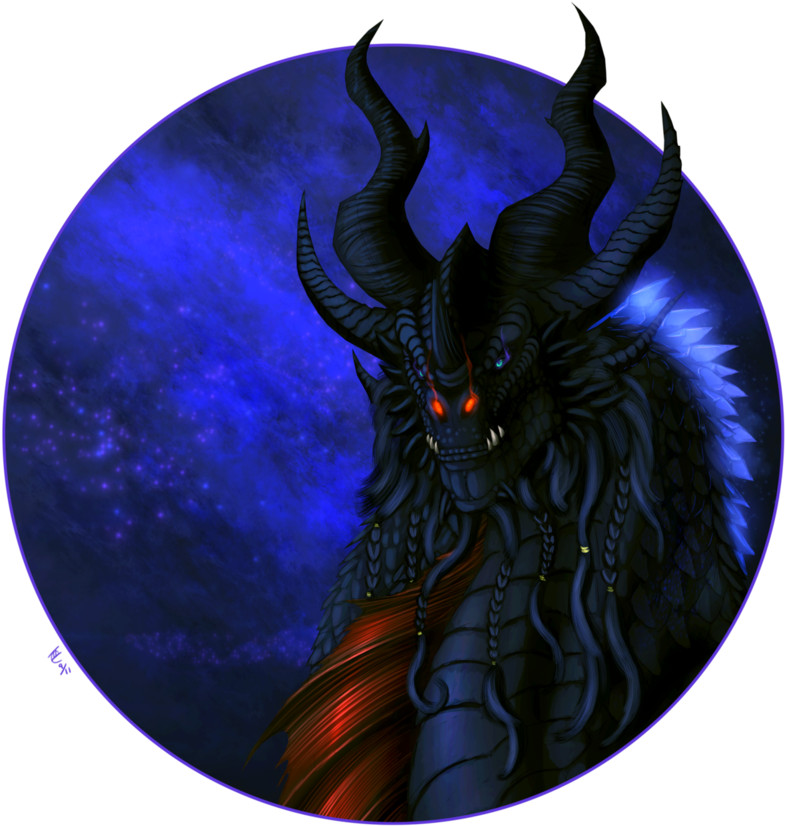 Black In The Circle By Ghostwalker2061 - Demon (853x936)