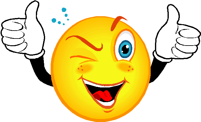 Free Clip Art Great Job 3544040 Billigakontaktlinser - Smiley Face With Thumbs Up (661x402)