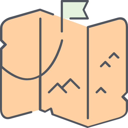 Treasure Map Free Icon - Treasure Map (512x512)