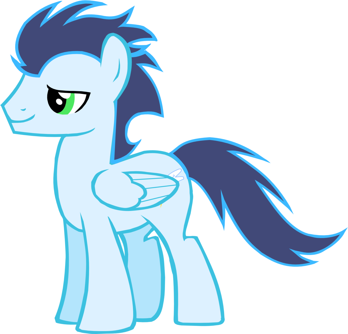 Soarin' Vector By Thecarbonmaestro On Deviantart - Mlp Base Soarin (1600x1328)