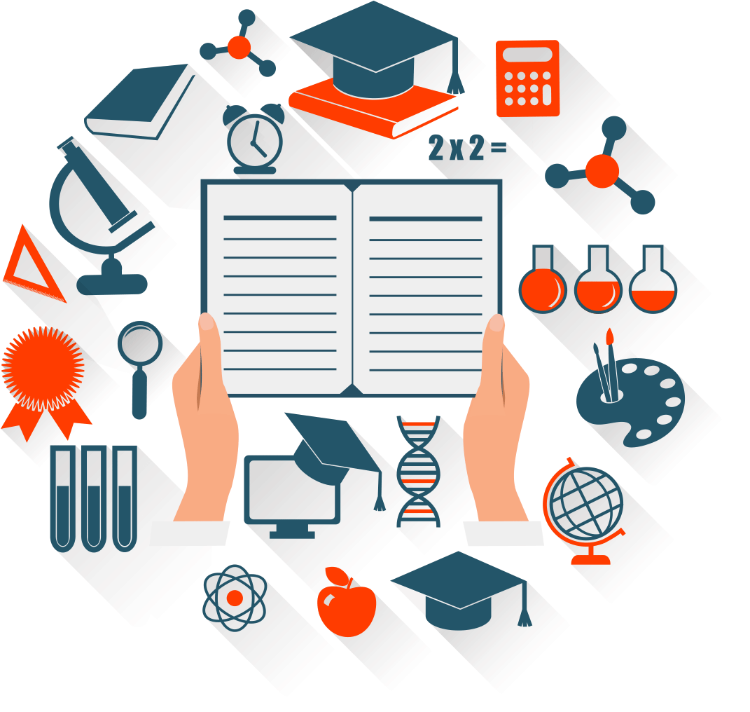 E-learning Educational Technology - Education Flat Design (1434x1015)